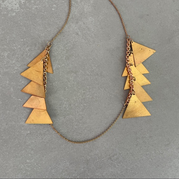 Laura Lombardi Scale Necklace Brass - Picture 6 of 11